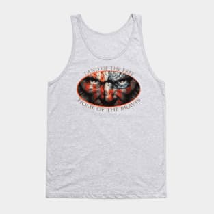 Land of the free&home of the braves Tank Top